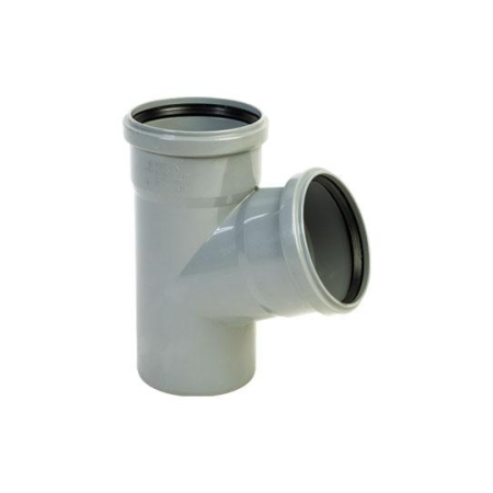 Teava PP/PVC si fitinguri - ramificatie-pp-gri-50-50mm-67-grade-canalizare-interioara