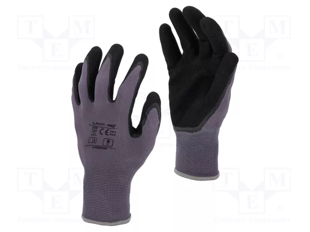 Materiale de construcții - manusi-protectie-agatatoare-centura-marimea-10-xl-negru-gri