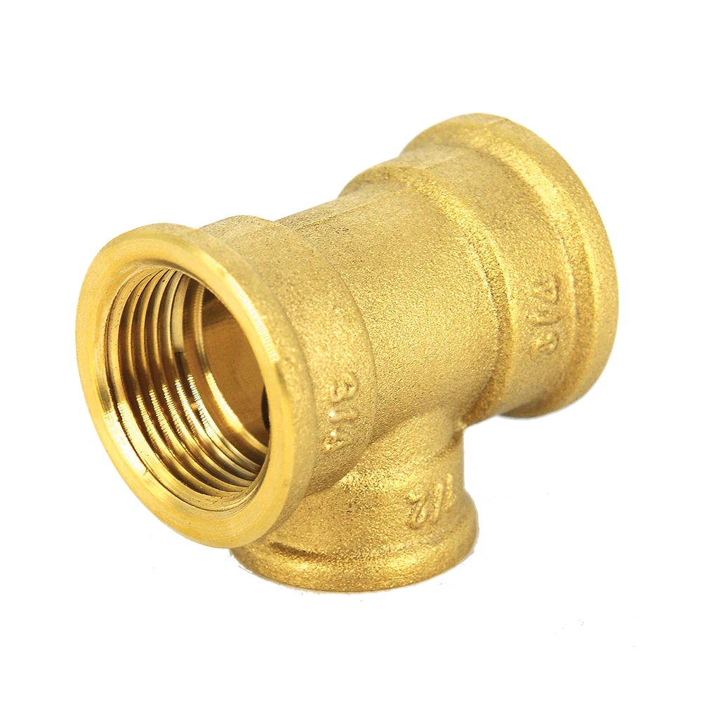 Instalatii sanitare si termice - Teu redus alama 1/2" - 3/8"