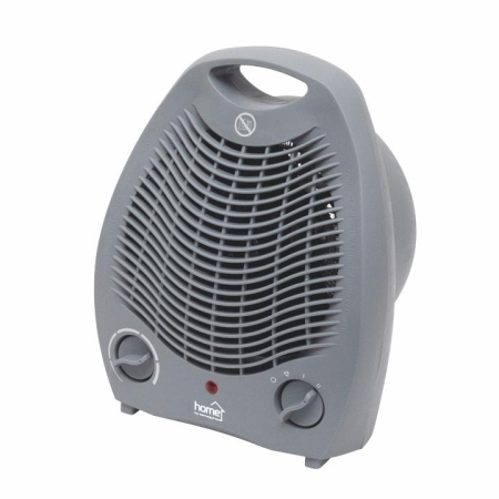 Electrocasnice - Incalzitor cu ventilator Home FK1M, 2000W, aer rece cald, Gri