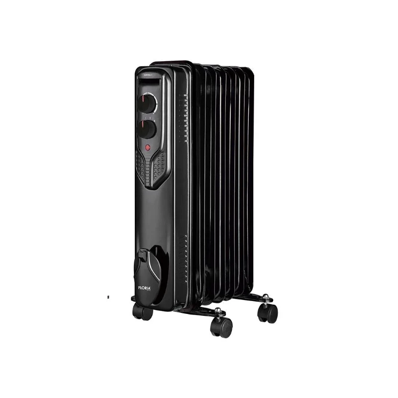 Electrocasnice - Calorifer pe ulei Floria ZLN-3659, 9 elemenți, 2000W, Negru