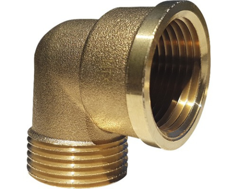 Instalatii sanitare si termice - Cot alama 3/8" Nr.1