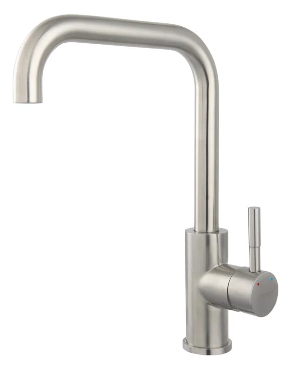 Baterii Sanitare - Baterie bucătărie Ferro BCQ4 monocomandă, finisaj cromat, disponibilă pe yceinstal.ro