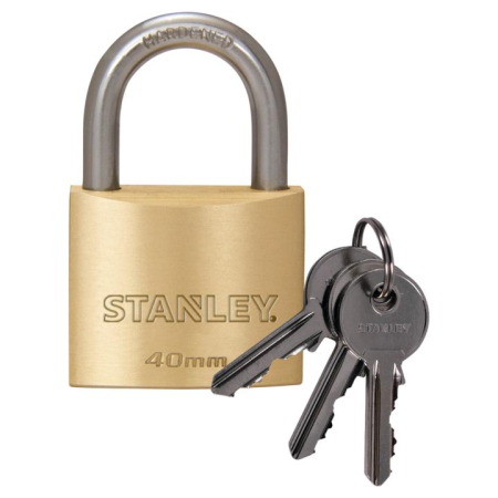Feronerie - Lacat din cupru STANLEY, 40 mm