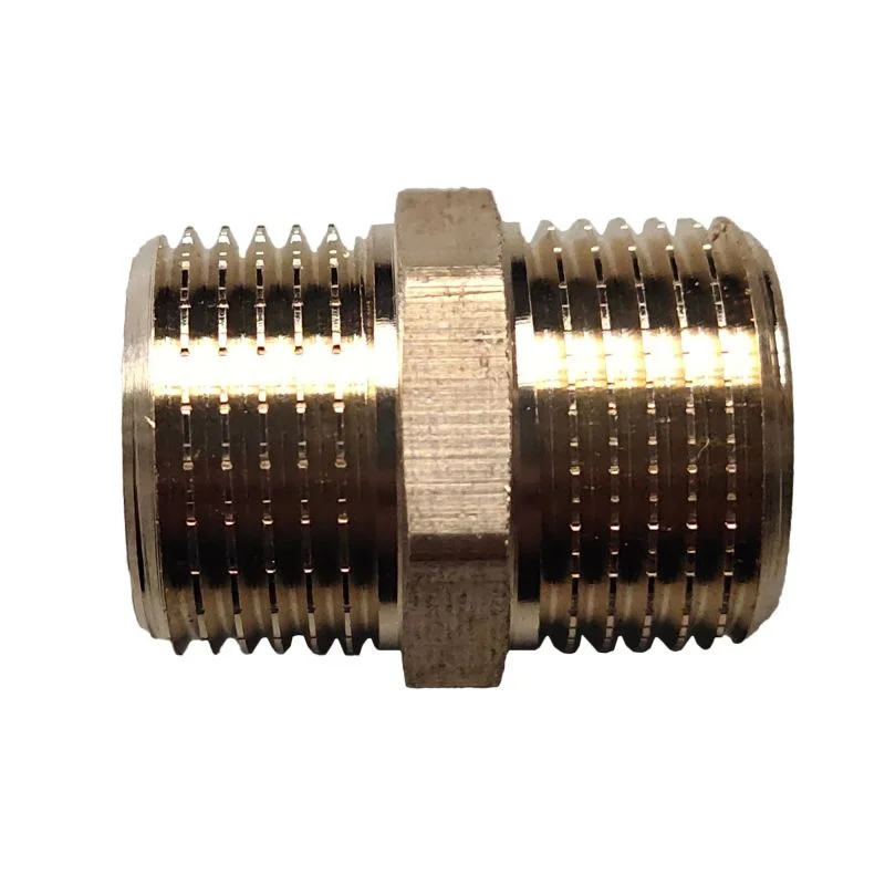 Instalatii sanitare si termice - Niplu alama 3/8"