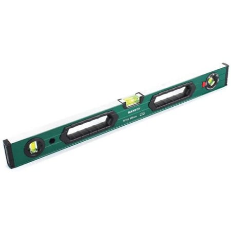 Scule si unelte - Nivela verde, magnet, 3 bule, manere - 1000 mm, Hanbon HB151100