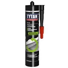 Silicon de etansare, bitum-fibre, negru, pentru acoperis, Tytan Professional 280 ml