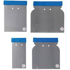 Accesorii zugravit - SPACLURI JAPONEZE DIN OTEL SET 4 BUC