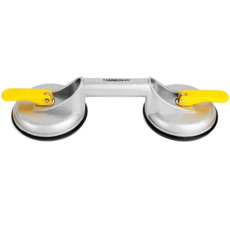 Scule si unelte - Suport ridicare aliaj, 2 ventuze cauciuc natural - 80 kg, Hanbon HB139102