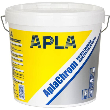 Vopsea Lavabila - Vopsea lavabila 10L Aplachrom