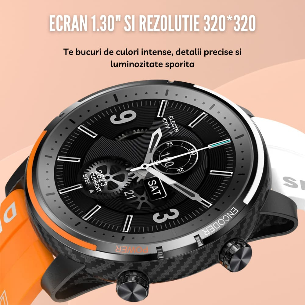 Smartwatch YNNA®  Sport ,Apel Bluetooth, Notificări Media, Monitorizare Cardiacă & Somn, Multi Sport [2]