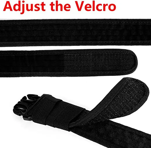 Curea Tactică YNNA® Combat, Reglabilă 105-130 cm, Negru – Durabilitate și Confort [6]