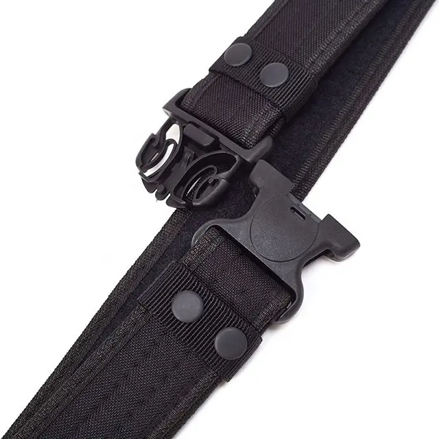 Curea Tactică YNNA® Combat, Reglabilă 105-130 cm, Negru – Durabilitate și Confort [10]