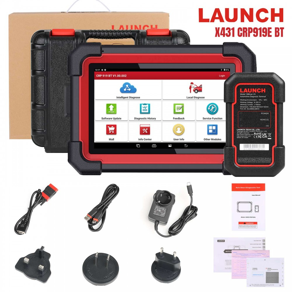 Tester de diagnoza auto multimarca .YNNA® LAUNCH X431 CRP919E BT display 7 inch, OBD2 Scanner [3]