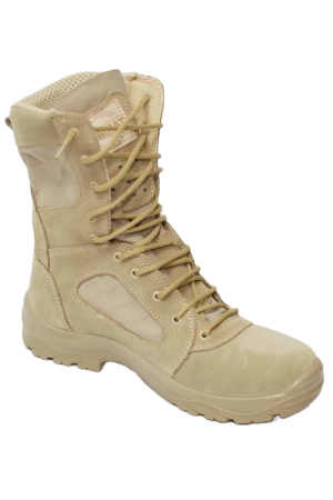 Articole Militare - Bocanci Militari Tactici, Piele Naturală Întoarsă Bej – Confort și Durabilitate