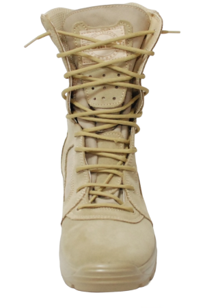 Bocanci Militari Tactici, Piele Naturală Întoarsă Bej – Confort și Durabilitate [7]