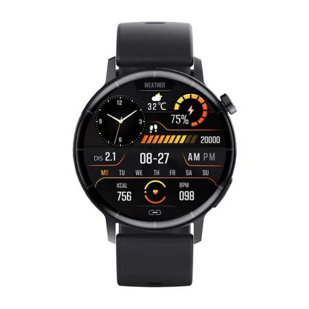 Ceas Smartwatch, . YNNA®, Masurare glicemie, Meniu in limba Romana, Apel Bluetooth, Tensiune arteriala, EKG, Negru