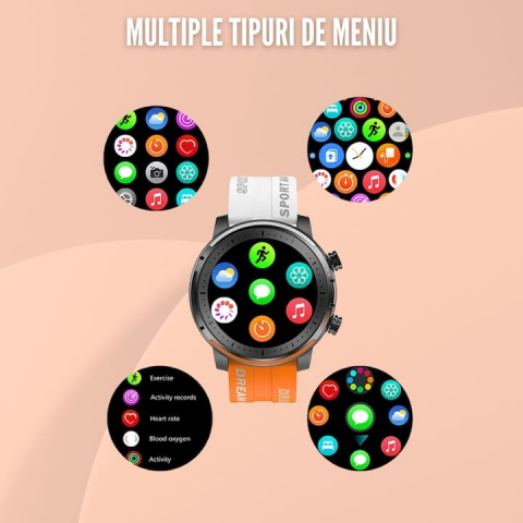 Smartwatch YNNA®  Sport ,Apel Bluetooth, Notificări Media, Monitorizare Cardiacă & Somn, Multi Sport [4]