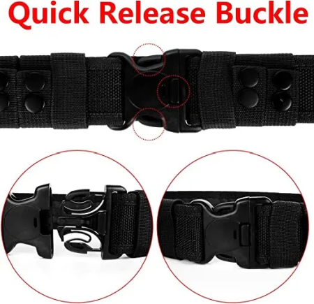 Curea Tactică YNNA® Combat, Reglabilă 105-130 cm, Negru – Durabilitate și Confort [4]