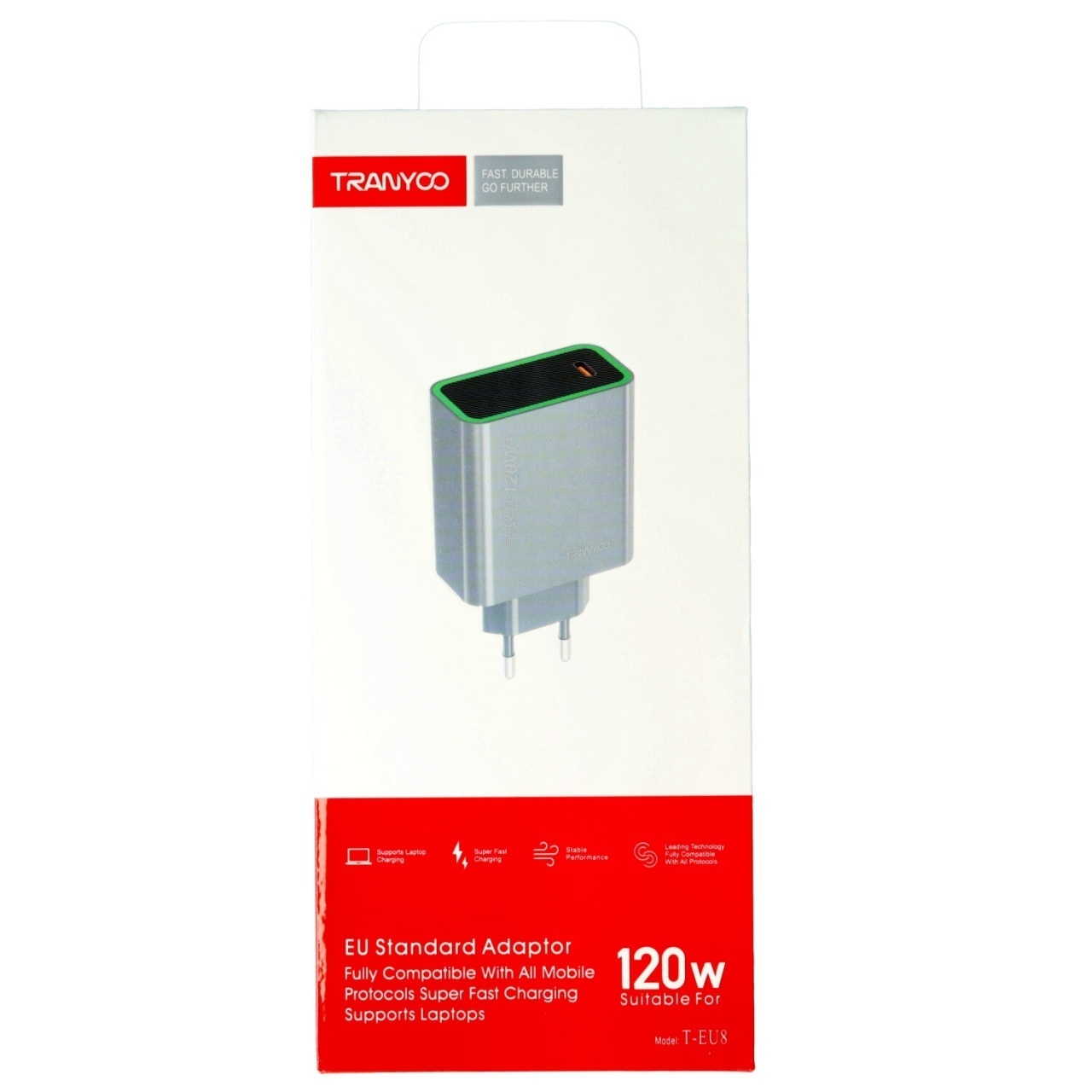 Incarcatoare si cabluri - Incarcator priza Tranyoo 120W, USB-C, Negru