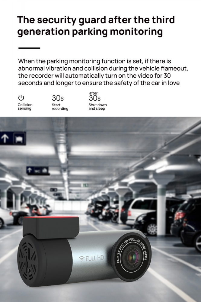 Cameră Auto de Bord Full HD – Înregistrare Sigură și Clară la Drum [5]