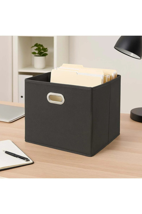 Cutie Depozitare Textila Antracit 31 x 31 x 31 cm [3]