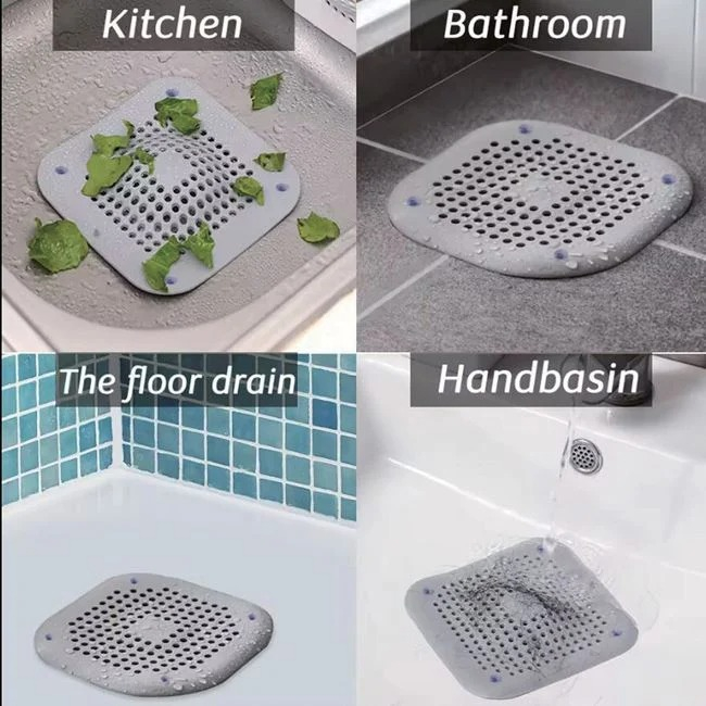 Filtru Patrat Gri pentru Chiuveta 14.5 x 14.5 cm [2]