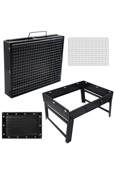 Gratar de Masa Portabil Pliabil pe Carbune – 35.5x27cm [4]