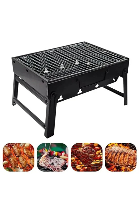 Gratar de Masa Portabil Pliabil pe Carbune – 35.5x27cm [2]
