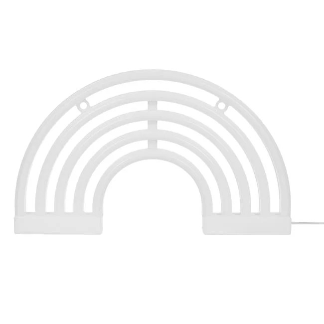 Lampa LED Neon Curcubeu Colorat USB 30x18cm – Decor Perete [4]