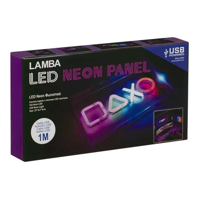 Lampa LED Neon Gamer 23x12.7cm [5]