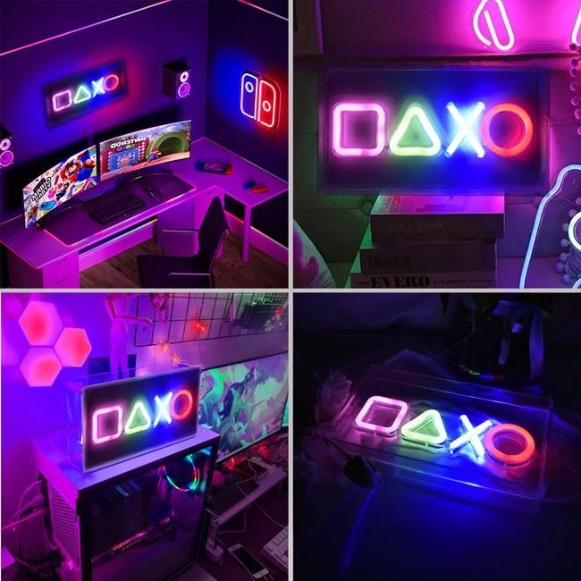 Lampa LED Neon Gamer 23x12.7cm [3]