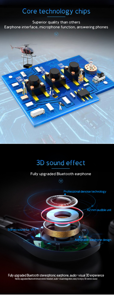 Ochelari VR Park J50 cu căști audio Bluetooth integrate, lentile reglabile și design ergonomic, compatibili cu Android și iOS. [6]