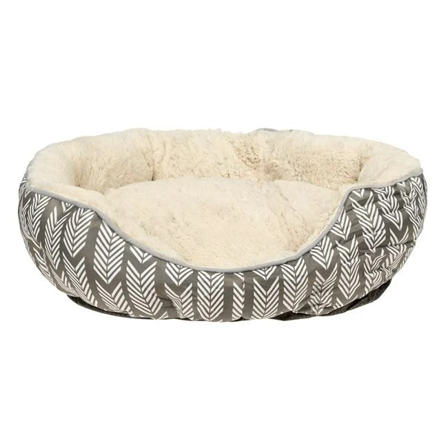 Pat Cuib Dreptunghiular cu Imitatie de Blana Fluffy – 57x52x14cm [2]