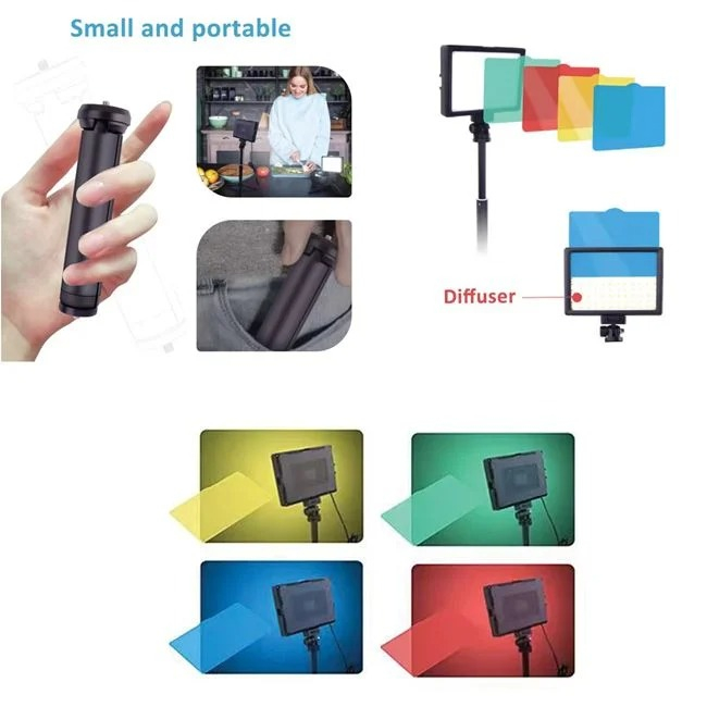 Proiector LED USB cu Trepied si 4 Filtre – 120 LED-uri [2]