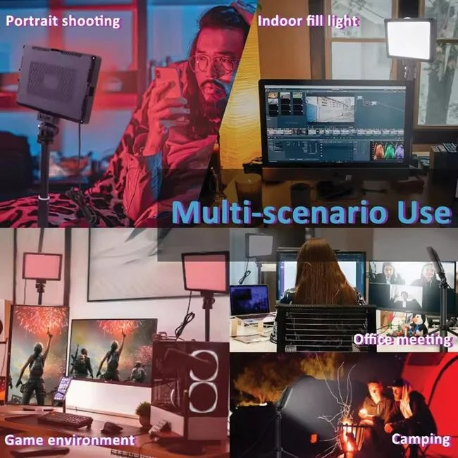 Proiector LED USB cu Trepied si 4 Filtre – 120 LED-uri [3]