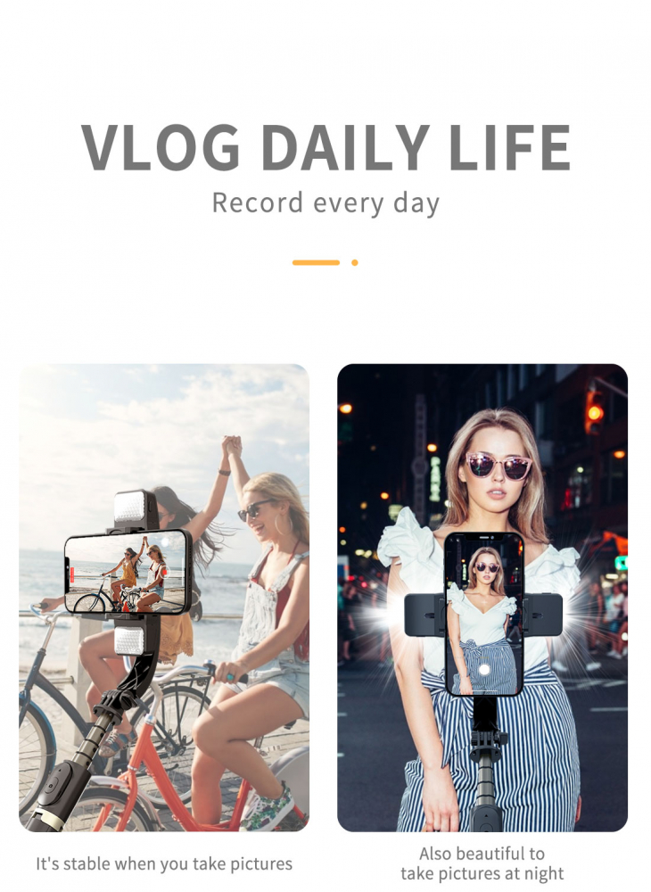 Stabilizator de Imagine pentru Smartphone – Filmare Stabilă și Profesională [4]