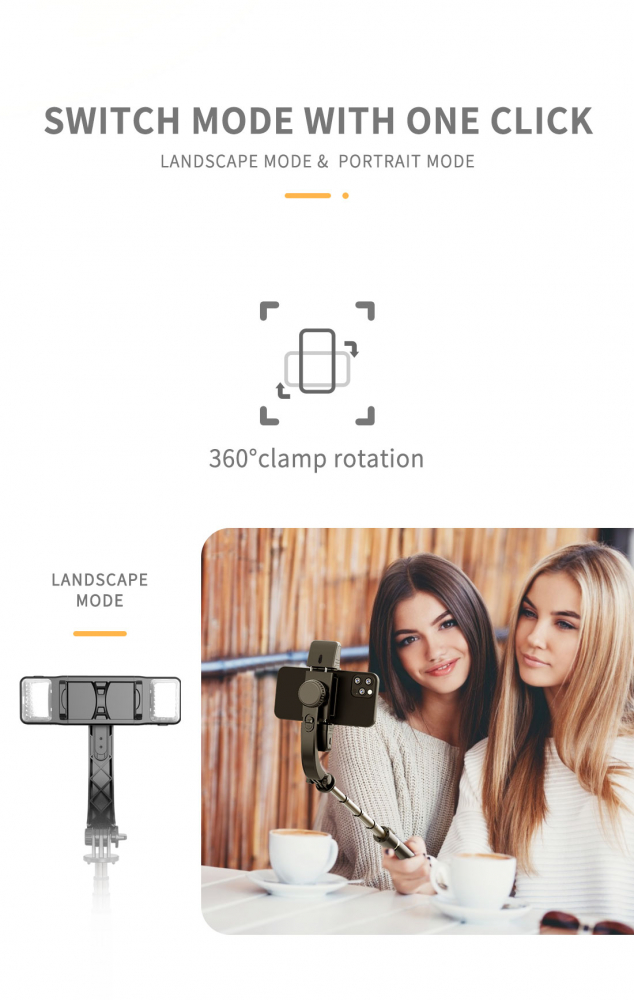 Stabilizator de Imagine pentru Smartphone – Filmare Stabilă și Profesională [13]