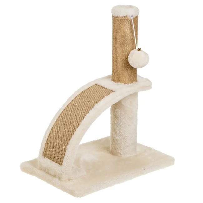 Suport Ascutit Unghii Pisici cu Arcada si Minge Bej [2]