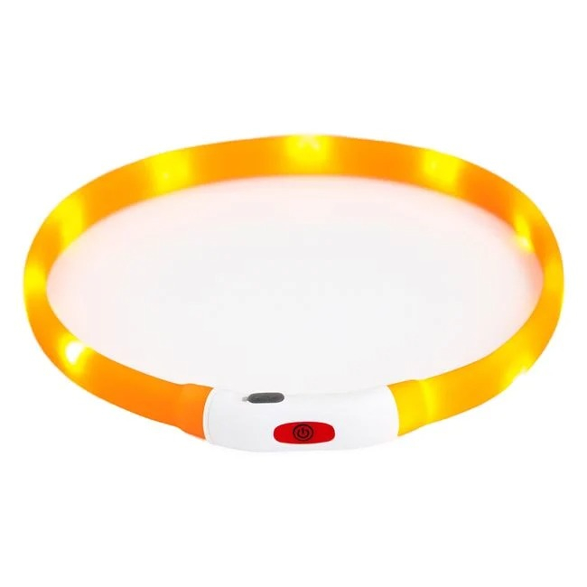 Zgarda cu Lumina LED pentru Caini – 3 Moduri [2]