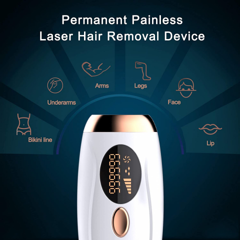Epilator IPL pentru epilare definitiva fara durere, intinerire piele/acnee, pentru corp si fata, mod automat, 5 niveluri de intensitate, cap extra-lat [5]
