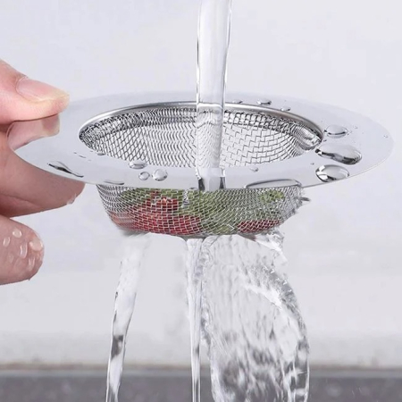 Casa si Ingrijire Personala - Filtru Chiuveta din Otel Inoxidabil 7 cm