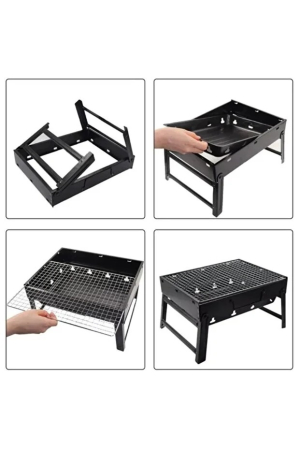 Gratar de Masa Portabil Pliabil pe Carbune – 35.5x27cm [4]