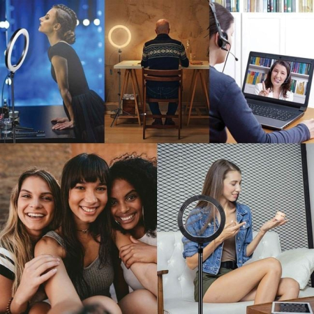 Lampa Circulara LED 26cm cu Trepied – Reglabila 360° [1]