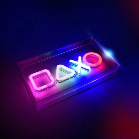 Lumini Ambientale & Decoratiuni LED - Lampa LED Neon Gamer 23x12.7cm