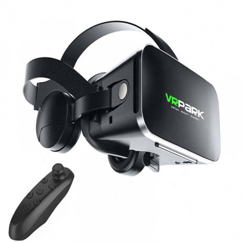 Ochelari VR Park J50 cu căști audio Bluetooth integrate, lentile reglabile și design ergonomic, compatibili cu Android și iOS. Ochelari VR si accesorii - Ochelari VR Park J50 cu căști audio Bluetooth integrate, lentile reglabile și design ergonomic, compatibili cu Android și iOS.
