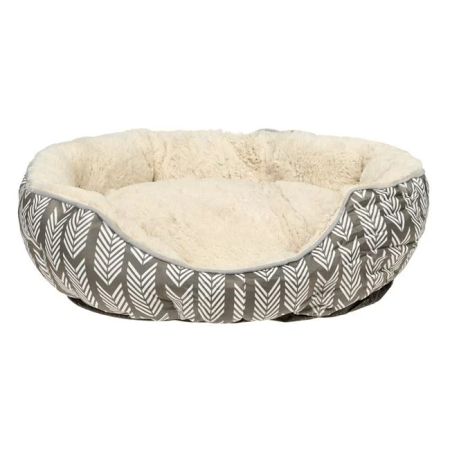 Pat Cuib Dreptunghiular cu Imitatie de Blana Fluffy – 57x52x14cm [1]