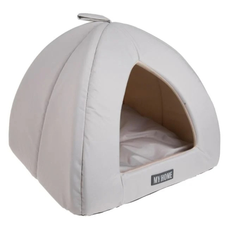 Pet Shop - Pat Culcus Tip Cuib cu Perna Bej "My Home" – 45x45x40cm