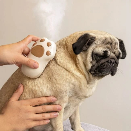 Pet Shop - Perie cu Aburi pentru Ingrijirea Blanii Animalelor – Masaj si Pulverizare USB