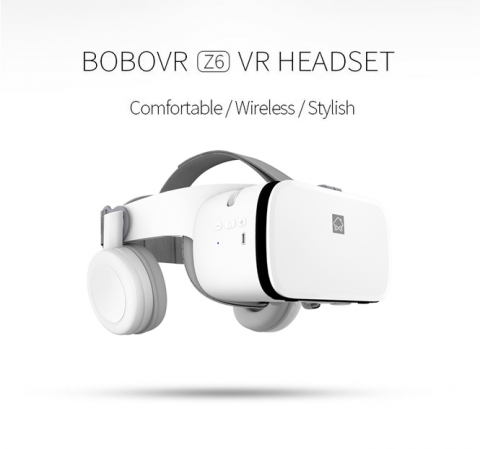 Set Ochelari VR si Controller, BOBOVR, Casti Stereo Hi-Fi, Bluetooth, Alb [5]